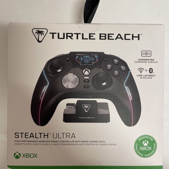 NEW Turtle Beach Stealth Ultra Wireless Xbox Controller Black, Rapid Charge Dock - Picture 2 of 8